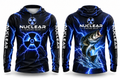 Reactor Blue Black Fishing Sun Shirt