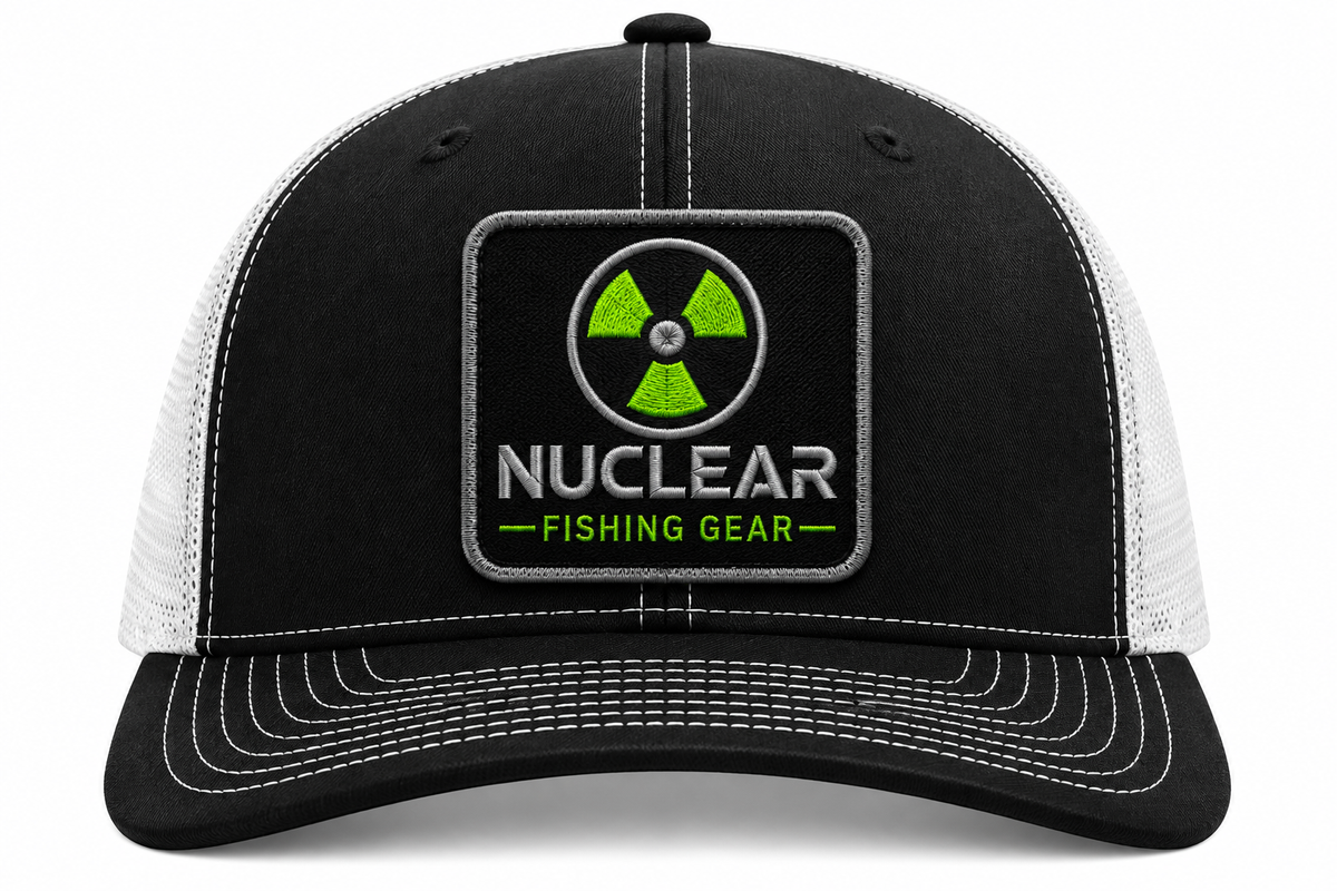 Trucker Hat Black White