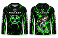 Atomic Green Black Fishing Sun Shirt