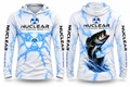 Reactor Blue White Fishing Sun Shirt